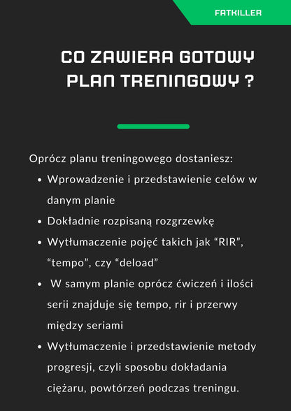 (Gotowy) Plan treningowy dla początkujących - sylwetka