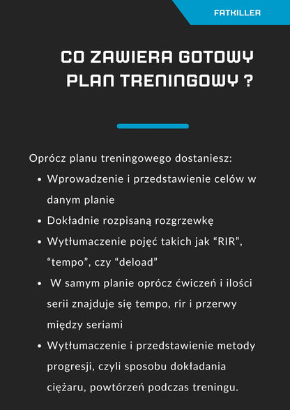 (Gotowy) Plan treningowy dla średniozaawansowanych - sylwetka + siła