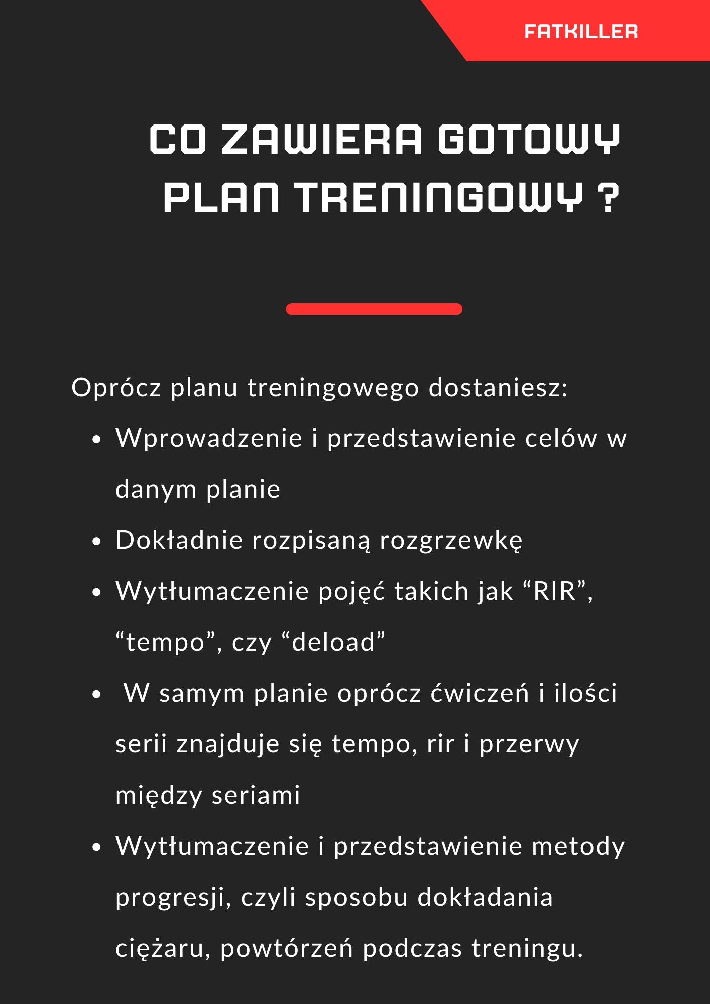 (Gotowy) Plan treningowy dla zaawansowanych - sylwetka